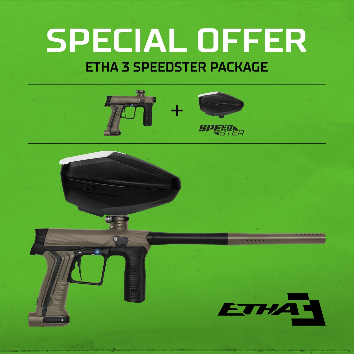Eclipse Speedster Package Deal for Etha3 Earth/Black