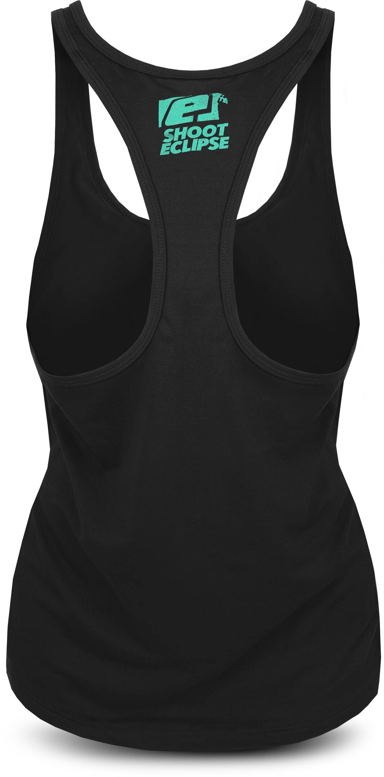Eclipse Girls Racer Vest Black Mint/Coral