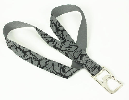 Eclipse Fighter Bottle Opener Lanyard Grey/Black