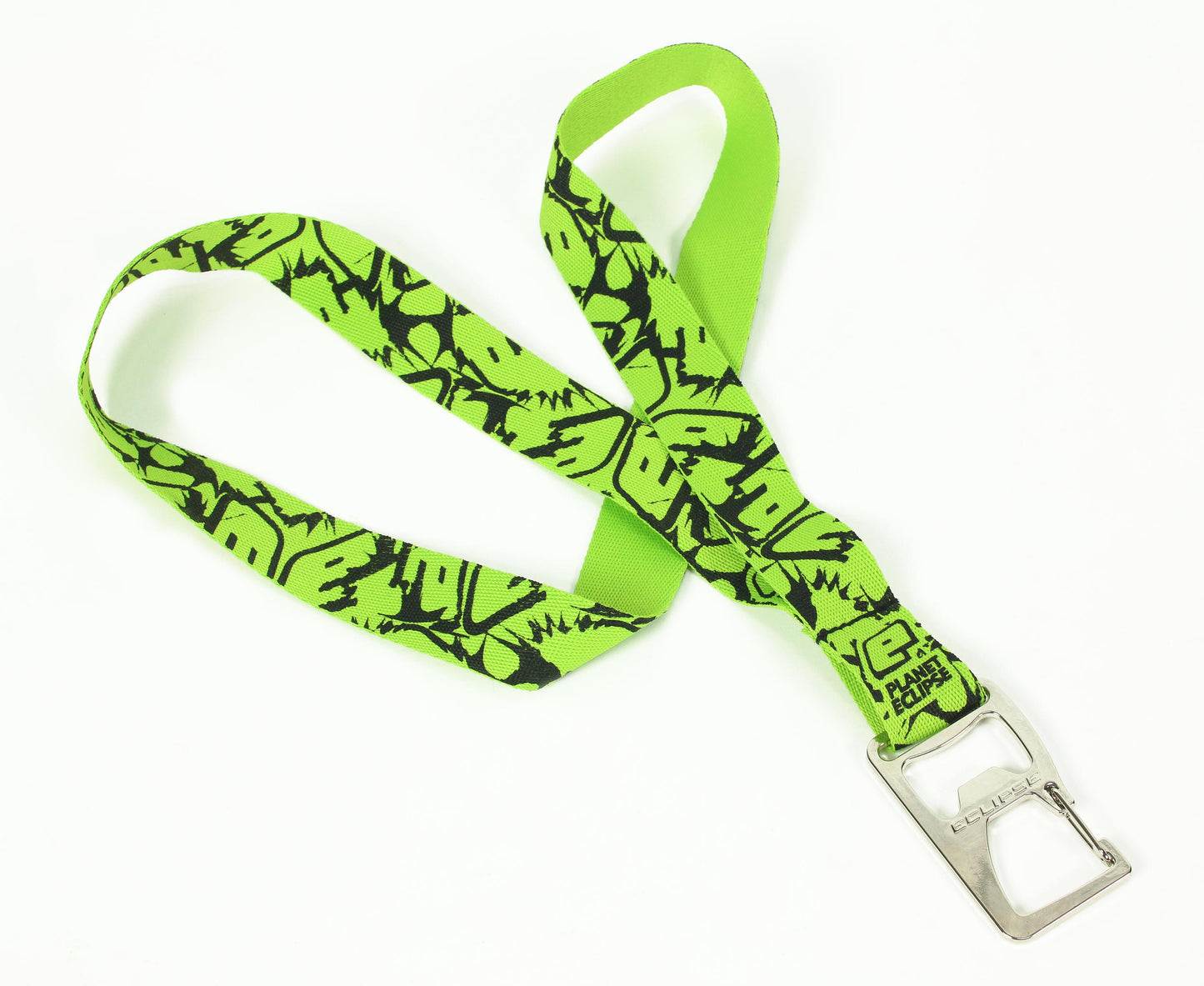 Eclipse Fighter Bottle Opener Lanyard Green/Black