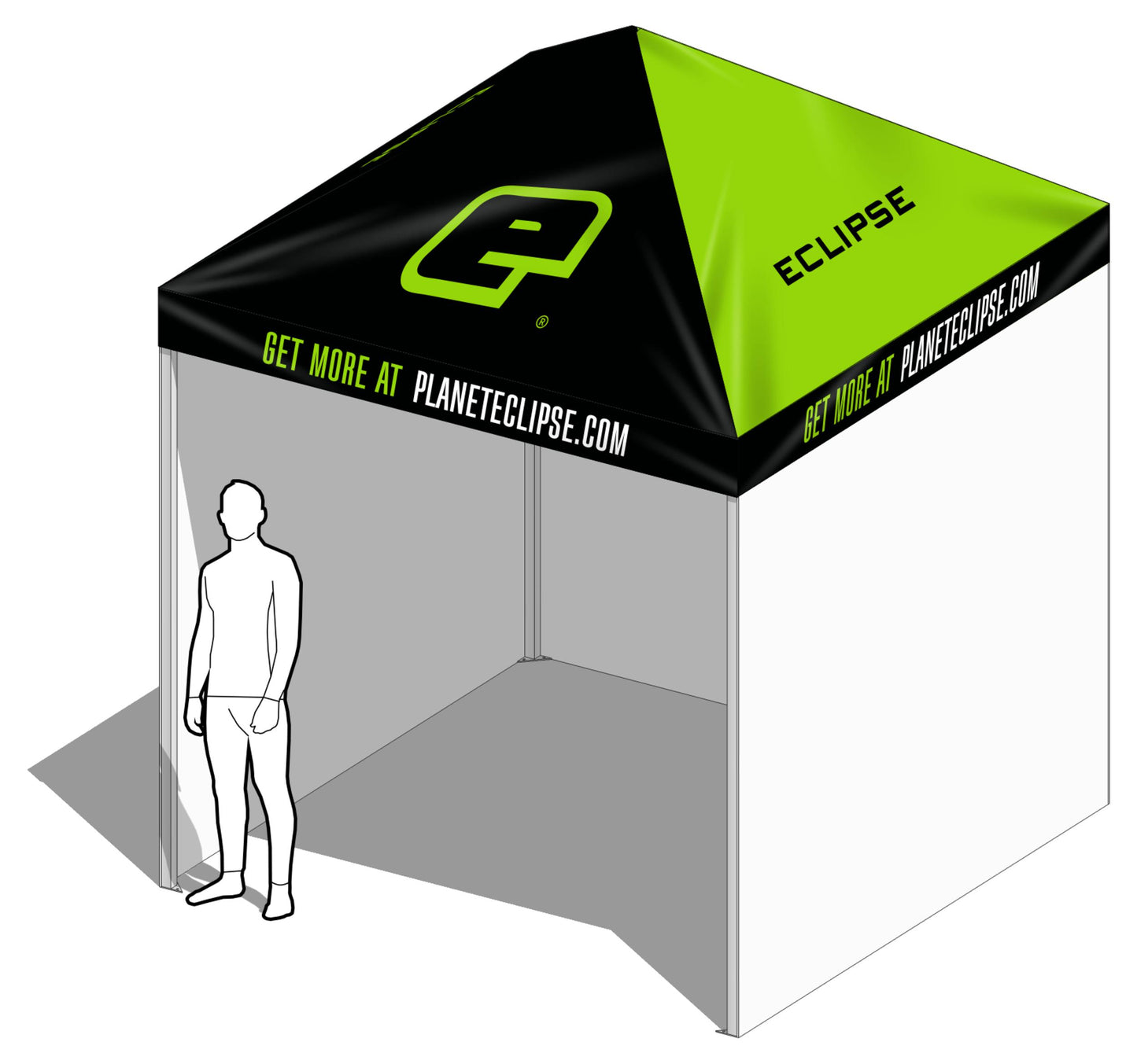 Eclipse Tent Roof Green (3mx3m)