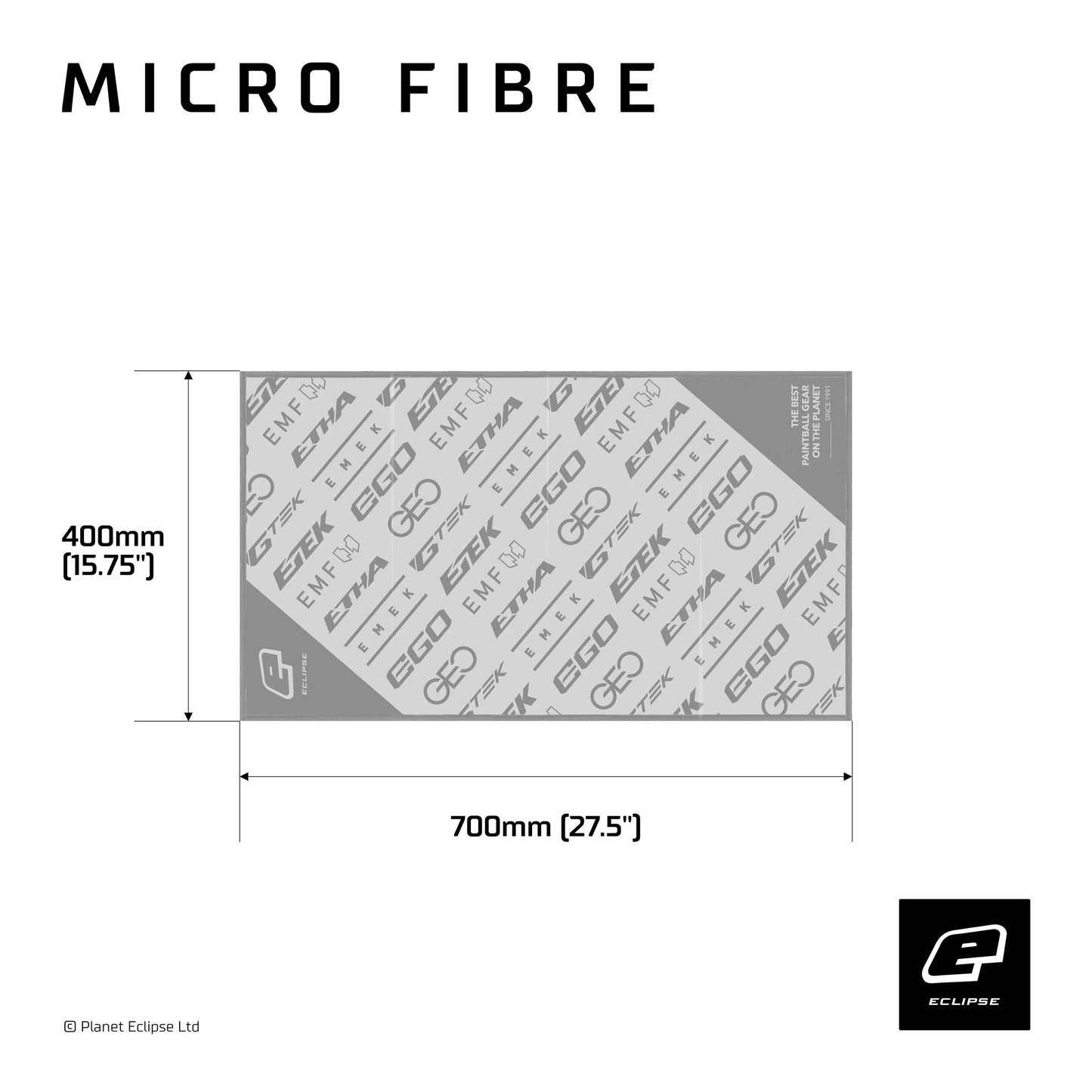 Eclipse Dual Sided Micro Fiber Cloth