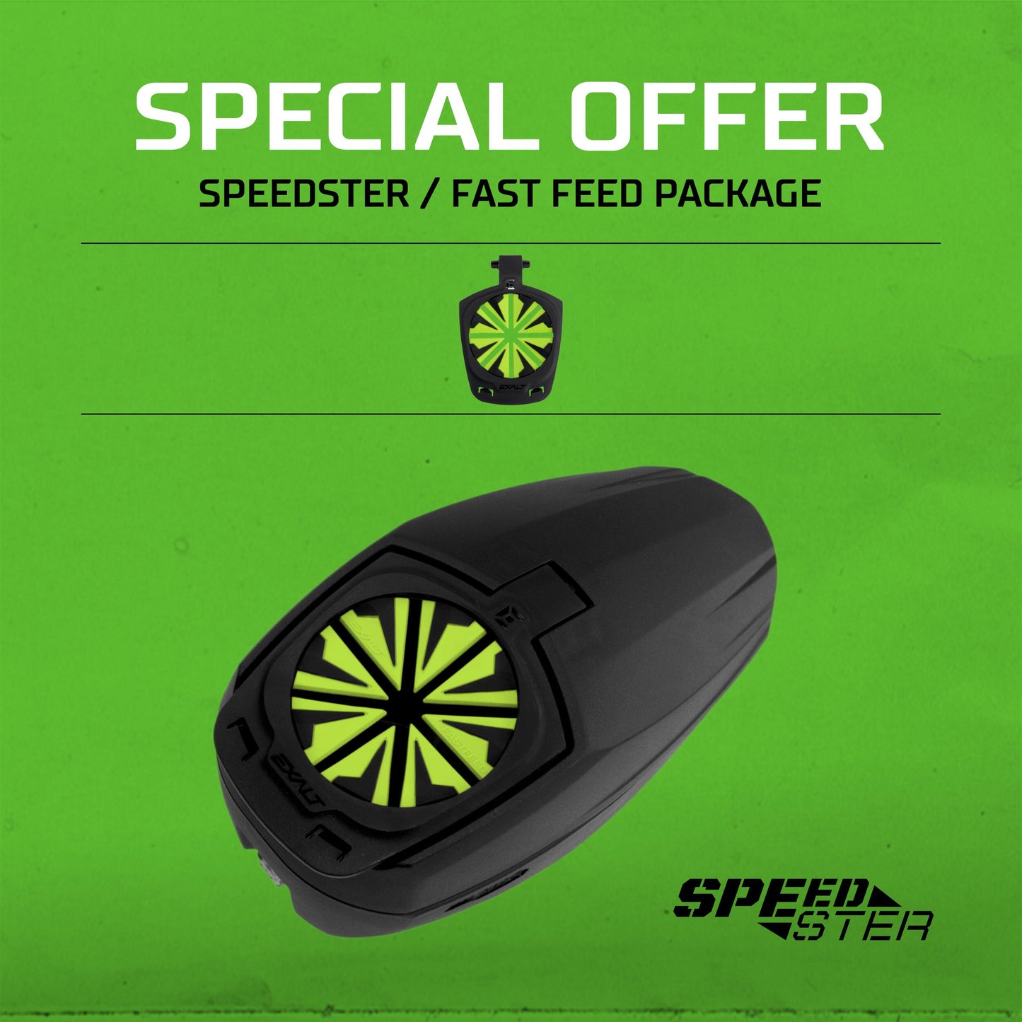 Eclipse Speedster Black and Fastfeed Lime Package Deal
