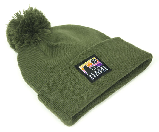 Eclipse Horizon Pom Beanie Moss Green