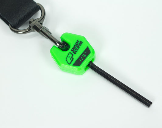 Eclipse 1/8 Velocity Key Lanyard Black