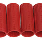 Eclipse Shaft FL Rubber Barrel Sleeve x4 Red