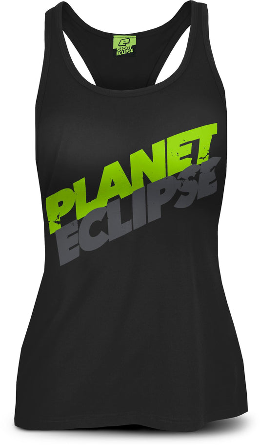 Eclipse Girls Racer Vest Green/Grey